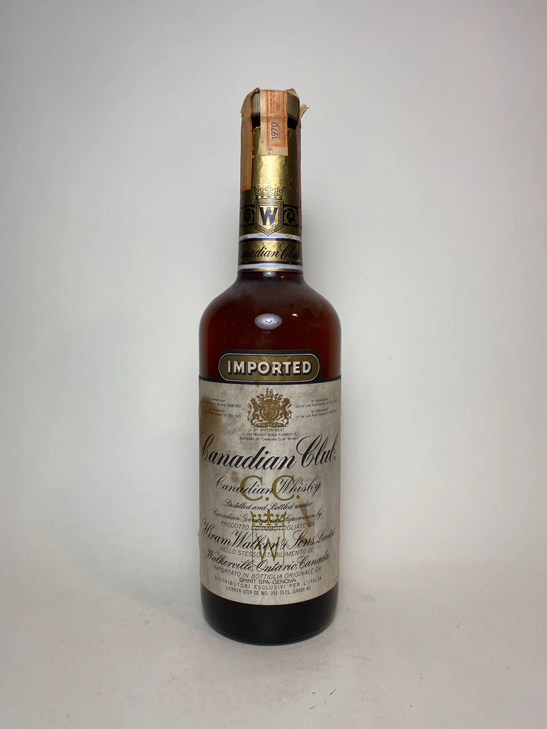 Canadian Club 6YO Blended Canadian Whisky - Distilled 1970 (40%, 75cl)