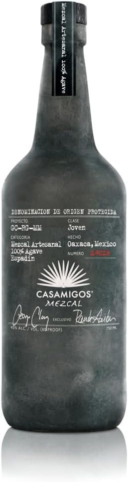 Casamigos Mezcal | 40% vol | 70cl | Artisanal Agave Spirit | Notes of Smoke & Black Pepper | Recommended for Cocktails & Alcohol Drinks | Made from Espadin Agave in Oaxaca | Mexico