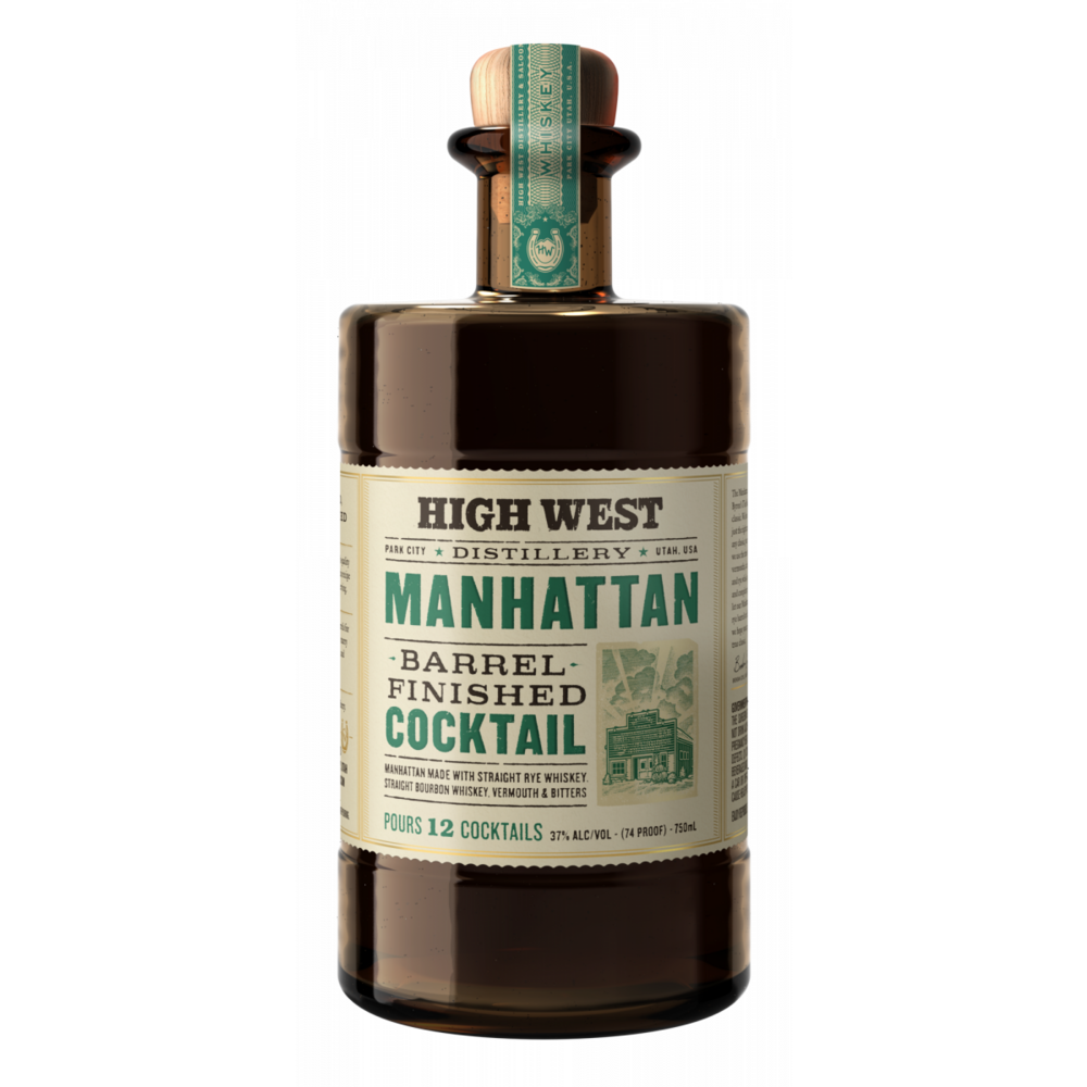 High West Manhattan Barrel Finished Cocktail 375ml