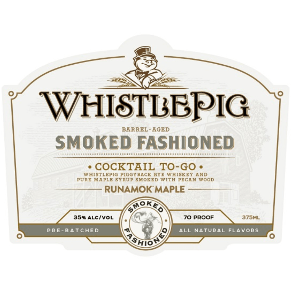 WhistlePig Smoked Fashioned Cocktail To-Go 375ml